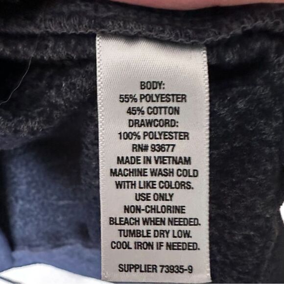 Ana sweatshirt tie up the side with grommets  blue women’s size M - Picture 9 of 9